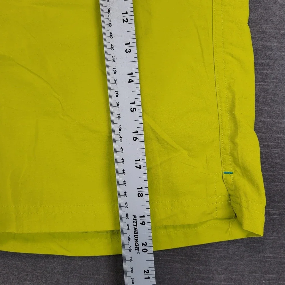 Tommy Bahama Relax Mens L Lime Green Nylon Swim Trunks Cargo Pocket Board Shorts